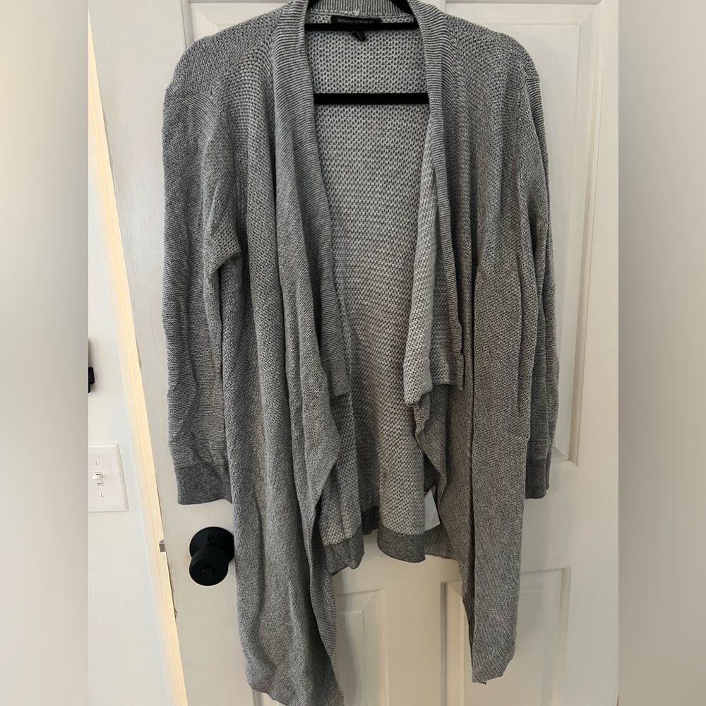 Banana Republic Open Cardigan (Gray) Size SP